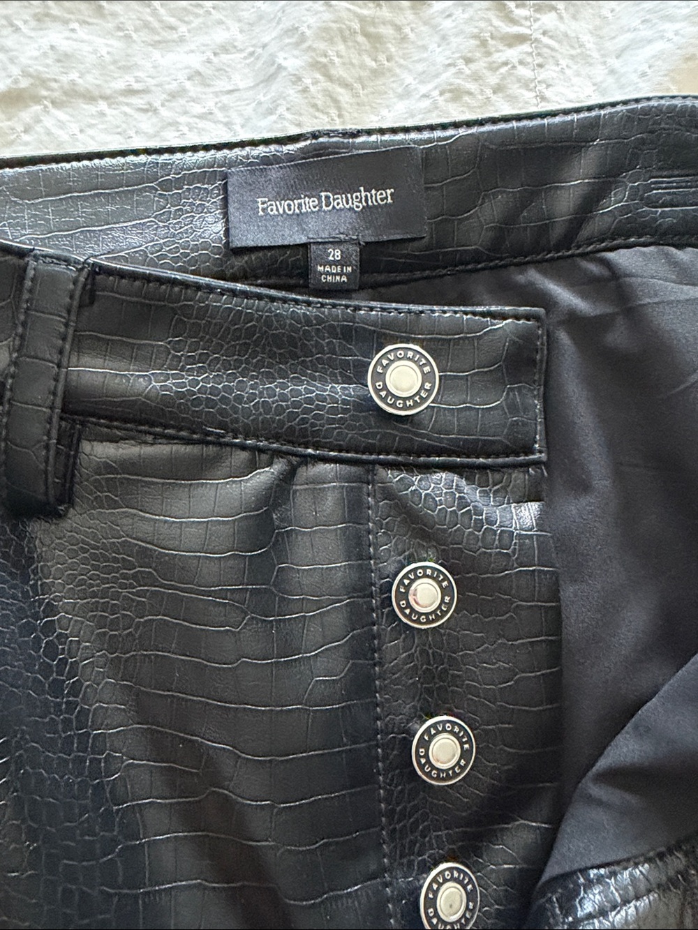 Favorite Daughter, python Mini Skirt - Picture 3 of 3